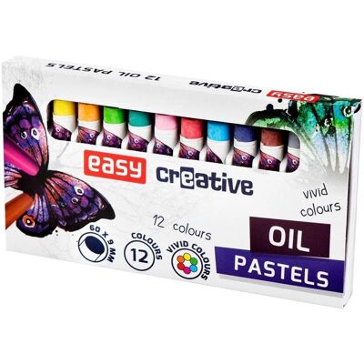 Easy, Malstifte, Ölpastelle 12 Farben EINFACH (12x) Easy, Malstifte, Ölpastelle 12 Farben EINFACH (12x)