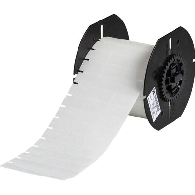 Brady, Etikettenrolle, B33-5-430, Polyester, Transparent, glänzend, 25.40 x 12.70 mm, permanent, 3-bahnig (5000 E.) Brady, Etikettenrolle, B33-5-430, Polyester, Transparent, glänzend, 25.40 x 12.70 mm, permanent, 3-bahnig (5000 E.)