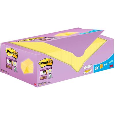 Post-it, Haftnotiz, Super Sticky 20 + 4 (127 x 76 mm) Post-it, Haftnotiz, Super Sticky 20 + 4 (127 x 76 mm)