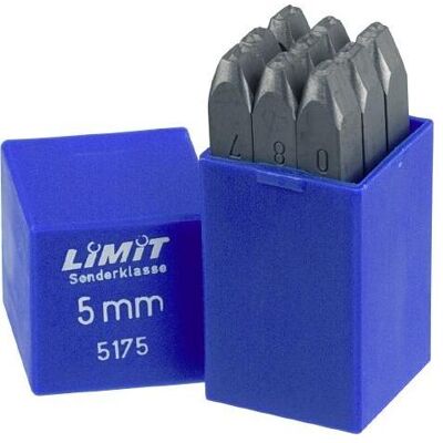 Limit Nummerstempel - 10 mm Stahl Metall - Quadratischer Griff Limit Nummerstempel - 10 mm Stahl Metall - Quadratischer Griff