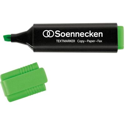 Soennecken, Marker, Textmarker Strichstärke: 2-5 mm Schreibfarbe: grün (1x) Soennecken, Marker, Textmarker Strichstärke: 2-5 mm Schreibfarbe: grün (1x)