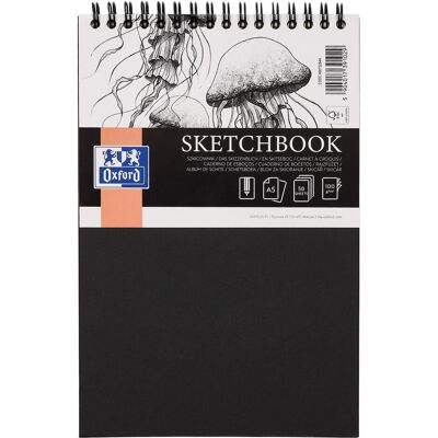 Oxford, Heft + Block, Skizzenbuch (A5, Blanko, Weicher Einband) Oxford, Heft + Block, Skizzenbuch (A5, Blanko, Weicher Einband)
