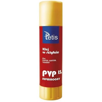 Tetis, Klebestift, PVP-Klebestift 15g. BG100-B (20 Stk.) Tetis, Klebestift, PVP-Klebestift 15g. BG100-B (20 Stk.)