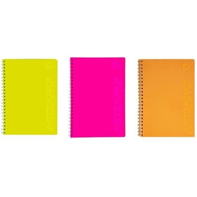 Teka, Heft + Block, Spiralnotizbuch A4/100K Fluo ASTRA-Linie (A4, Liniert) Teka, Heft + Block, Spiralnotizbuch A4/100K Fluo ASTRA-Linie (A4, Liniert)