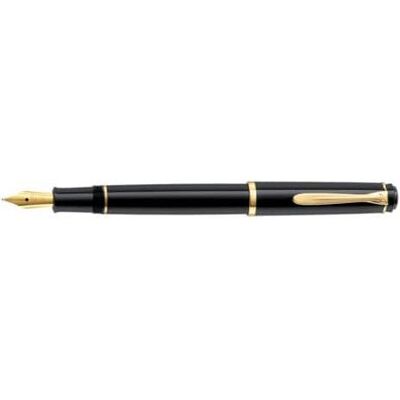 Pelikan Schreibstifte, Füllhalter P 200, schwarz, Federbreite: F vergoldete Edelstahlfeder, vergoldeter -Schnabel-Clip (1x) Pelikan Schreibstifte, Füllhalter P 200, schwarz, Federbreite: F vergoldete Edelstahlfeder, vergoldeter -Schnabel-Clip (1x)