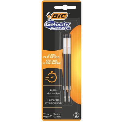Bic, Schreibstifte, GELOCITY QUICK DRY - Gelschreiber Refill (2x) Bic, Schreibstifte, GELOCITY QUICK DRY - Gelschreiber Refill (2x)