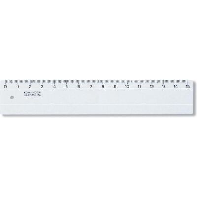 Koh-i-Noor, Lineal, Lineal 15 cm klar (15 cm, Kunststoff) Koh-i-Noor, Lineal, Lineal 15 cm klar (15 cm, Kunststoff)