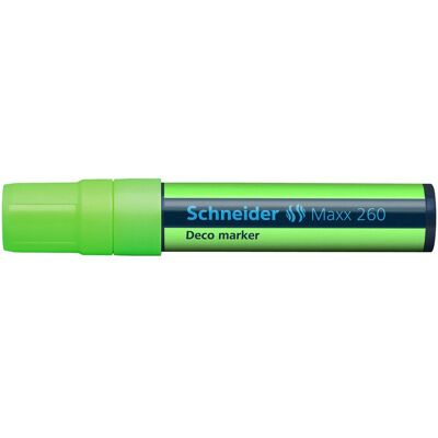 Schneider, Marker, Maxx 260 Kreidemarker grün 5,0 - 15,0 mm (1x) Schneider, Marker, Maxx 260 Kreidemarker grün 5,0 - 15,0 mm (1x)