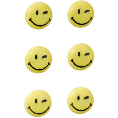 Franken, Magnet, Magnete Smilies (6x) Franken, Magnet, Magnete Smilies (6x)