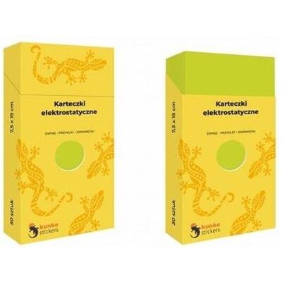 Panta Plast, Haftnotiz, Elektrostatische Haftnotizen, 50 Stück, grün (150 x 75 mm) Panta Plast, Haftnotiz, Elektrostatische Haftnotizen, 50 Stück, grün (150 x 75 mm)