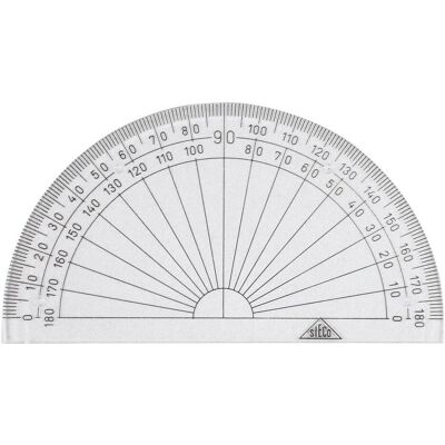 Sieco, Lineal, Winkelmesser (10 cm, Kunststoff) Sieco, Lineal, Winkelmesser (10 cm, Kunststoff)