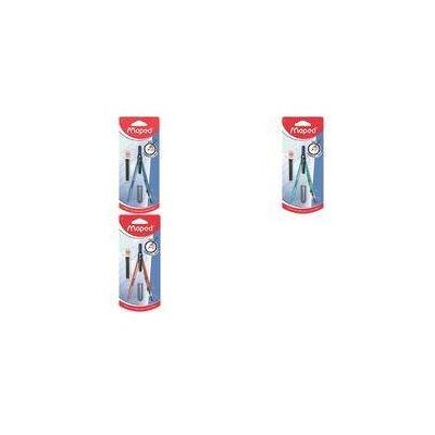 Maped Zirkel mit Adapterring, farbig sortiert, Blisterkarte Zirkel mit Bleistift, der seprarat genutzt we, Zirkel, Mehrfarbig Maped Zirkel mit Adapterring, farbig sortiert, Blisterkarte Zirkel mit Bleistift, der seprarat genutzt we, Zirkel, Mehrfarbig