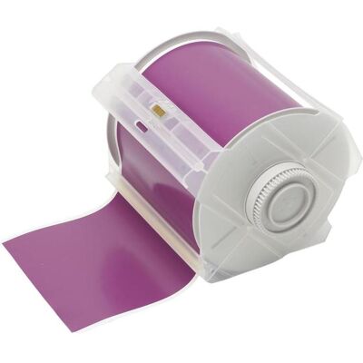 Brady, Etikettenrolle, B-595, Vinyl, Violett, 100mm x 30m, permanent, f. GlobalMark (101.60 mm) Brady, Etikettenrolle, B-595, Vinyl, Violett, 100mm x 30m, permanent, f. GlobalMark (101.60 mm)