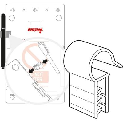 ScaffTag, Etiketten, Stifthalter ScaffTag, Etiketten, Stifthalter