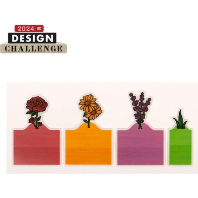 Kikkerland, Haftnotiz, Annotation Garden (80 x 55 mm) Kikkerland, Haftnotiz, Annotation Garden (80 x 55 mm)