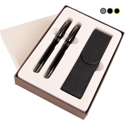Cresco, Schreibstifte, Füllfederhalter + Symphony-Stift im ES-Etui (2x) Cresco, Schreibstifte, Füllfederhalter + Symphony-Stift im ES-Etui (2x)