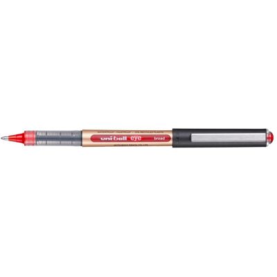 Mitsubishi Schreibstifte, Tintenroller UB EYE broad UB-150-10E rot 12 Stk. (12x) Mitsubishi Schreibstifte, Tintenroller UB EYE broad UB-150-10E rot 12 Stk. (12x)