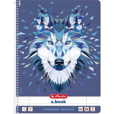 Herlitz, Heft + Block, Wild Animals Wolf (A4, Liniert) Herlitz, Heft + Block, Wild Animals Wolf (A4, Liniert)