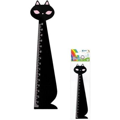 Fiorello, Lineal, Holzlineal 15 cm schwarze Katze (15 cm, Holz) Fiorello, Lineal, Holzlineal 15 cm schwarze Katze (15 cm, Holz)