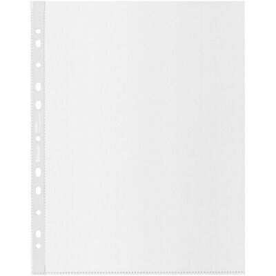 Esselte, Mappe, Plastlomme 100% Recycled A4+ med huller, 100 µm - (100 stk.) (A4, 100x) Esselte, Mappe, Plastlomme 100% Recycled A4+ med huller, 100 µm - (100 stk.) (A4, 100x)