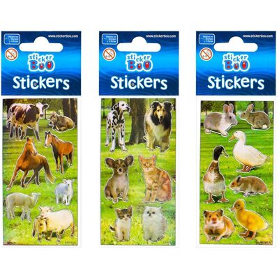 Sticker Boo, Sticker, Aufkleberbogen Nutztiere Sticker Boo, Sticker, Aufkleberbogen Nutztiere