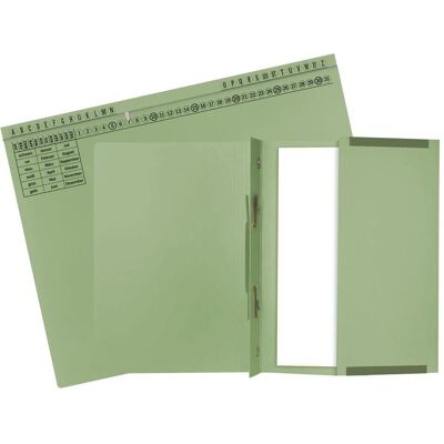 Exacompta, Mappe, 25 Hängehefter Exaflex Karton grün 1 x Amtsheftung / kaufmännische Heftung (A4, 25x) Exacompta, Mappe, 25 Hängehefter Exaflex Karton grün 1 x Amtsheftung / kaufmännische Heftung (A4, 25x)