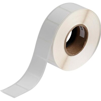 Brady, Etikettenrolle, J20-179-7425J, Polypropylen, Weiss, matt, 25.40 x 25.40 mm, permanent (1500 Etik) (30.48 mm) Brady, Etikettenrolle, J20-179-7425J, Polypropylen, Weiss, matt, 25.40 x 25.40 mm, permanent (1500 Etik) (30.48 mm)