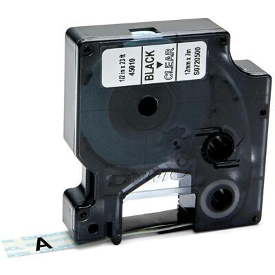 Dymo Beschriftungsband, S0720500 (1.20 cm, Schwarz) Dymo Beschriftungsband, S0720500 (1.20 cm, Schwarz)