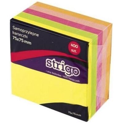 Stigo Bike, Haftnotiz, Selbstklebende Notizzettel 76x76mm 400K Neon STRIGO (76 x 76 mm) Stigo Bike, Haftnotiz, Selbstklebende Notizzettel 76x76mm 400K Neon STRIGO (76 x 76 mm)