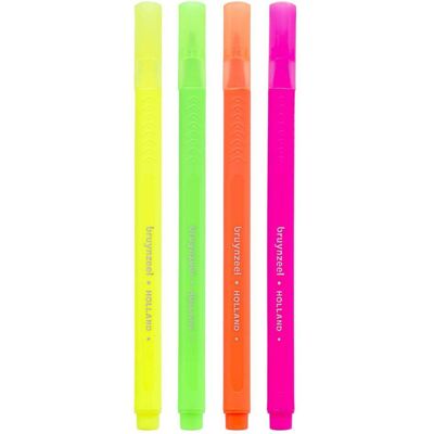 Bruynzeel, Marker, Textmarker schmales Set 4 Farben (4x) Bruynzeel, Marker, Textmarker schmales Set 4 Farben (4x)