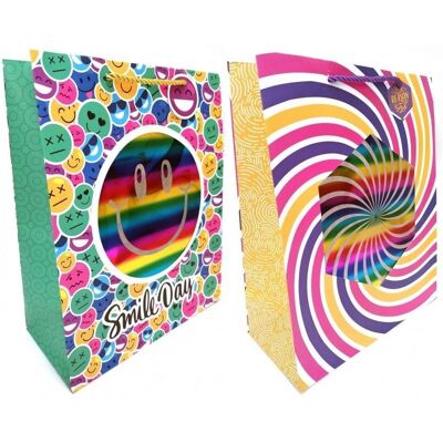 Fresh, Geschenkverpackung, Dekorative Tasche mit vertikalem Fenster M 21283-21284 Fresh, Geschenkverpackung, Dekorative Tasche mit vertikalem Fenster M 21283-21284