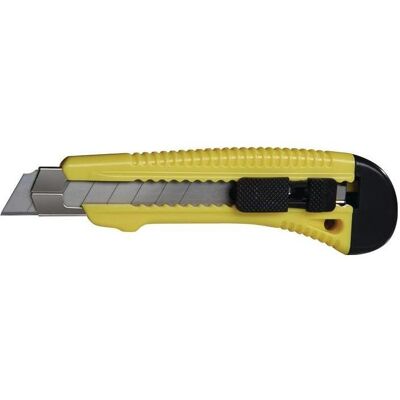HP Autozubehör, Cutter, Cuttermesser Klingenbreite 18 mm Länge 155 mm Kunststoff, neongelb HP Autozubehör, Cutter, Cuttermesser Klingenbreite 18 mm Länge 155 mm Kunststoff, neongelb