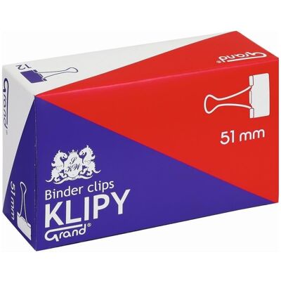 GrandHall, Büroklammer, 51 mm GRAND-Clips (12x) GrandHall, Büroklammer, 51 mm GRAND-Clips (12x)