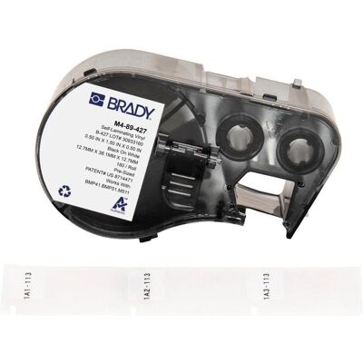 Brady, Etikettenrolle, BMP41/BMP51/BMP53/M511 Label (12.70 mm) Brady, Etikettenrolle, BMP41/BMP51/BMP53/M511 Label (12.70 mm)