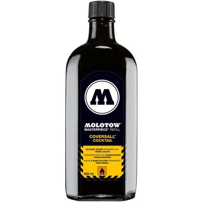 Molotow, Ersatzpatronen + Tintenfass, Nachfülltinte Masterpiece Coversall 250ml signalschwarz (Schwarz, 250 ml) Molotow, Ersatzpatronen + Tintenfass, Nachfülltinte Masterpiece Coversall 250ml signalschwarz (Schwarz, 250 ml)