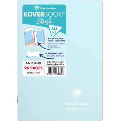 Clairefontaine, Heft + Block, KOVERBOOK - Schulheft (A5, Liniert, Weicher Einband) Clairefontaine, Heft + Block, KOVERBOOK - Schulheft (A5, Liniert, Weicher Einband)