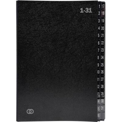 Soennecken, Mappe, Pultordner oeco 3426 1-31 32tlg schwarz (A4) Soennecken, Mappe, Pultordner oeco 3426 1-31 32tlg schwarz (A4)
