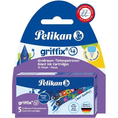 Pelikan Ersatzpatronen + Tintenfass, Tintenpatrone Griffix 4001 P1R/5/2B n sw (5 Stk.) Pelikan Ersatzpatronen + Tintenfass, Tintenpatrone Griffix 4001 P1R/5/2B n sw (5 Stk.)