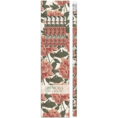 Amscan, Bleistift, Zierstifte STPEN18 Pfingstrosen - Set à 6 Stück (6x) Amscan, Bleistift, Zierstifte STPEN18 Pfingstrosen - Set à 6 Stück (6x)