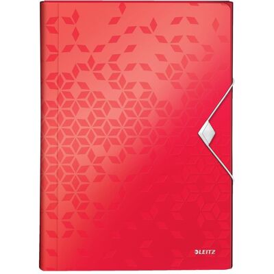 Leitz, Mappe, Fächermappe A4 Wow rot (A4) Leitz, Mappe, Fächermappe A4 Wow rot (A4)
