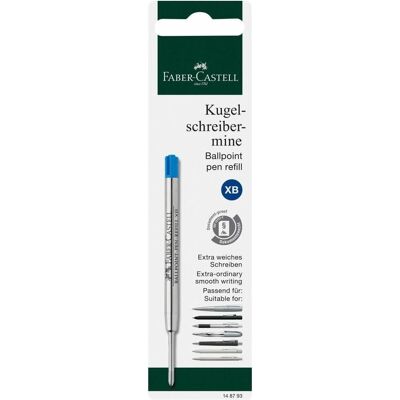 Faber-Castell, Schreibstifte, Faber Castell Kugelschreibermine blau XB in BK 5er (5x) Faber-Castell, Schreibstifte, Faber Castell Kugelschreibermine blau XB in BK 5er (5x)