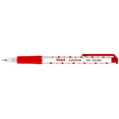 TOM, Schreibstifte, Superfeiner Kugelschreiber 0,5 mm rot (205168) (20x) TOM, Schreibstifte, Superfeiner Kugelschreiber 0,5 mm rot (205168) (20x)