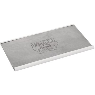 Bahco Cutter, Ziehklinge mit Kantenschutz aus Kunststoff, 125 mm × 0,6 mm (Ersatzklinge) Bahco Cutter, Ziehklinge mit Kantenschutz aus Kunststoff, 125 mm × 0,6 mm (Ersatzklinge)