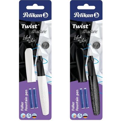 Pelikan Schreibstifte, Twist structure Füller Re.- Linkshänder M (1x) Pelikan Schreibstifte, Twist structure Füller Re.- Linkshänder M (1x)