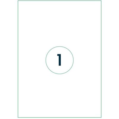 RILLPRINT - Selbstklebende Etiketten 210x297 mm, 1000 Blätter - Etiketten RILLPRINT - Selbstklebende Etiketten 210x297 mm, 1000 Blätter - Etiketten