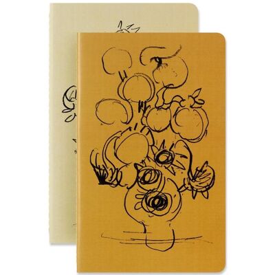 Moleskine, Heft + Block, Cahier - Van Gogh, Large/A5, 2er Set, liniert, Kartoneinband (A5, Liniert, Weicher Einband) Moleskine, Heft + Block, Cahier - Van Gogh, Large/A5, 2er Set, liniert, Kartoneinband (A5, Liniert, Weicher Einband)