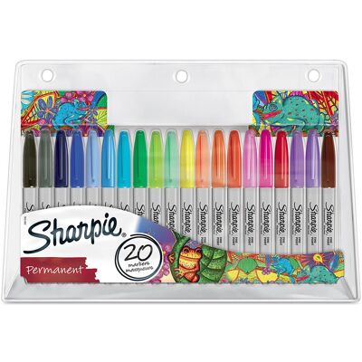Sharpie, Marker, Permanent Marker Set ”Electro Pop” (20x) Sharpie, Marker, Permanent Marker Set ”Electro Pop” (20x)