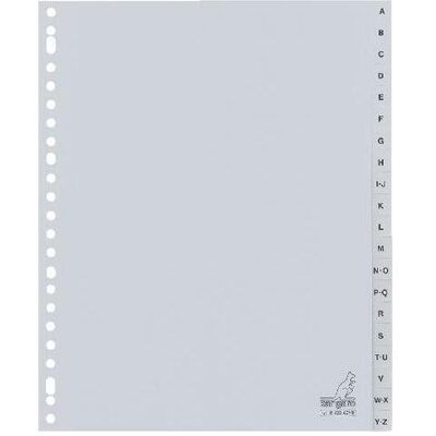 Kangaro, Ordner Zubehör, Tabs 23 holes G420AZM-B 20-section grey /Stationary Kangaro, Ordner Zubehör, Tabs 23 holes G420AZM-B 20-section grey /Stationary