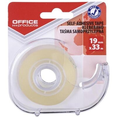 Office Products, Klebeband, Büro-klebeband, 19mm, 33m, spender, transparent (140 mm) Office Products, Klebeband, Büro-klebeband, 19mm, 33m, spender, transparent (140 mm)