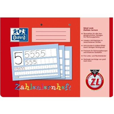 Oxford, Heft + Block, Zahlenlernheft, A4 quer (A4, Harter Einband) Oxford, Heft + Block, Zahlenlernheft, A4 quer (A4, Harter Einband)